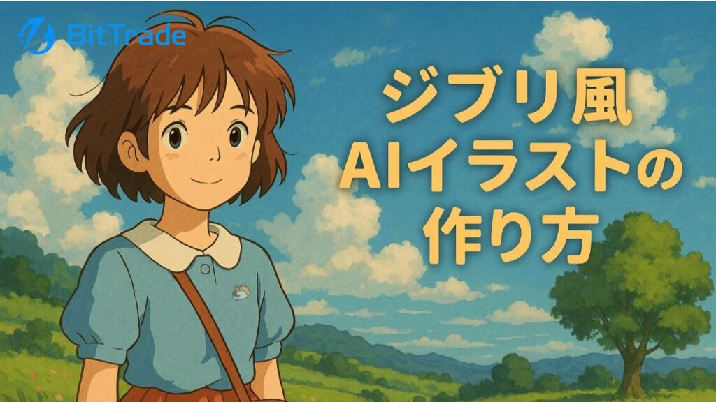 ジブリ風AIイラストを無料で生成する方法_アイキャッチ